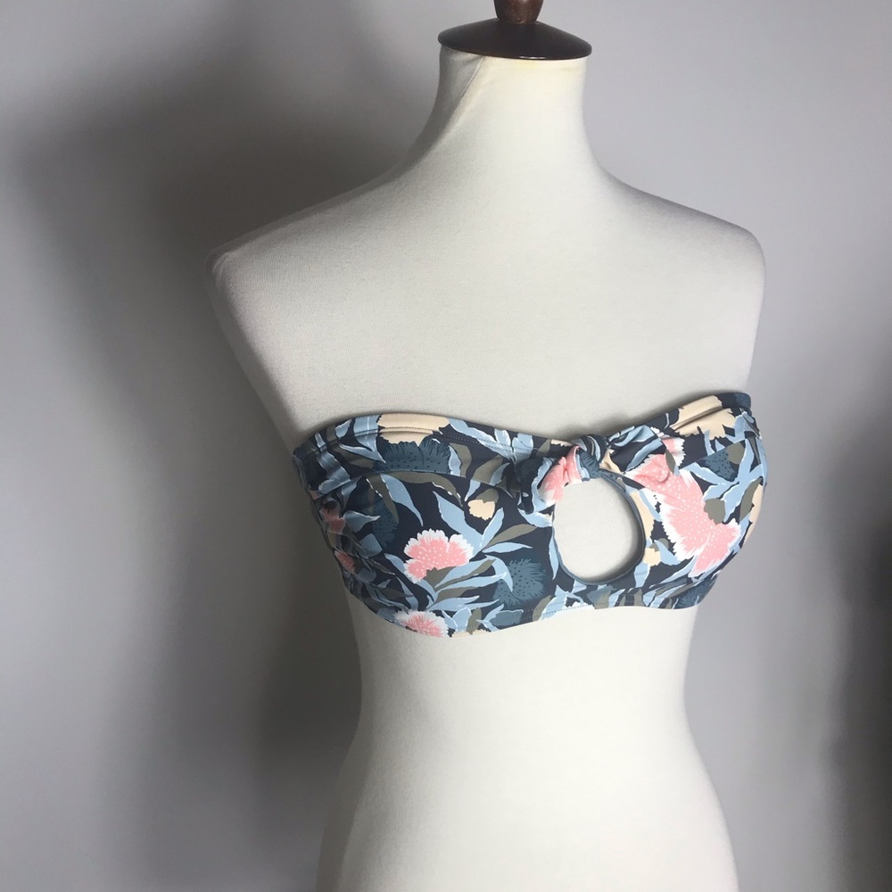Johnny Was Floral print bikini top